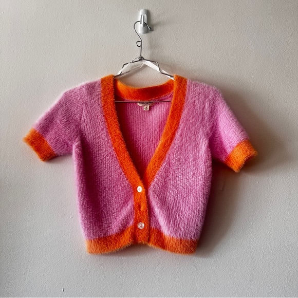 For Love and Lemons Alanis cropped cardigan M - Picture 2 of 10